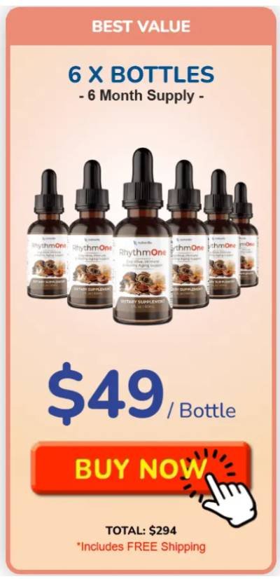 RhythmONE 6 bottles best value package for brain health support